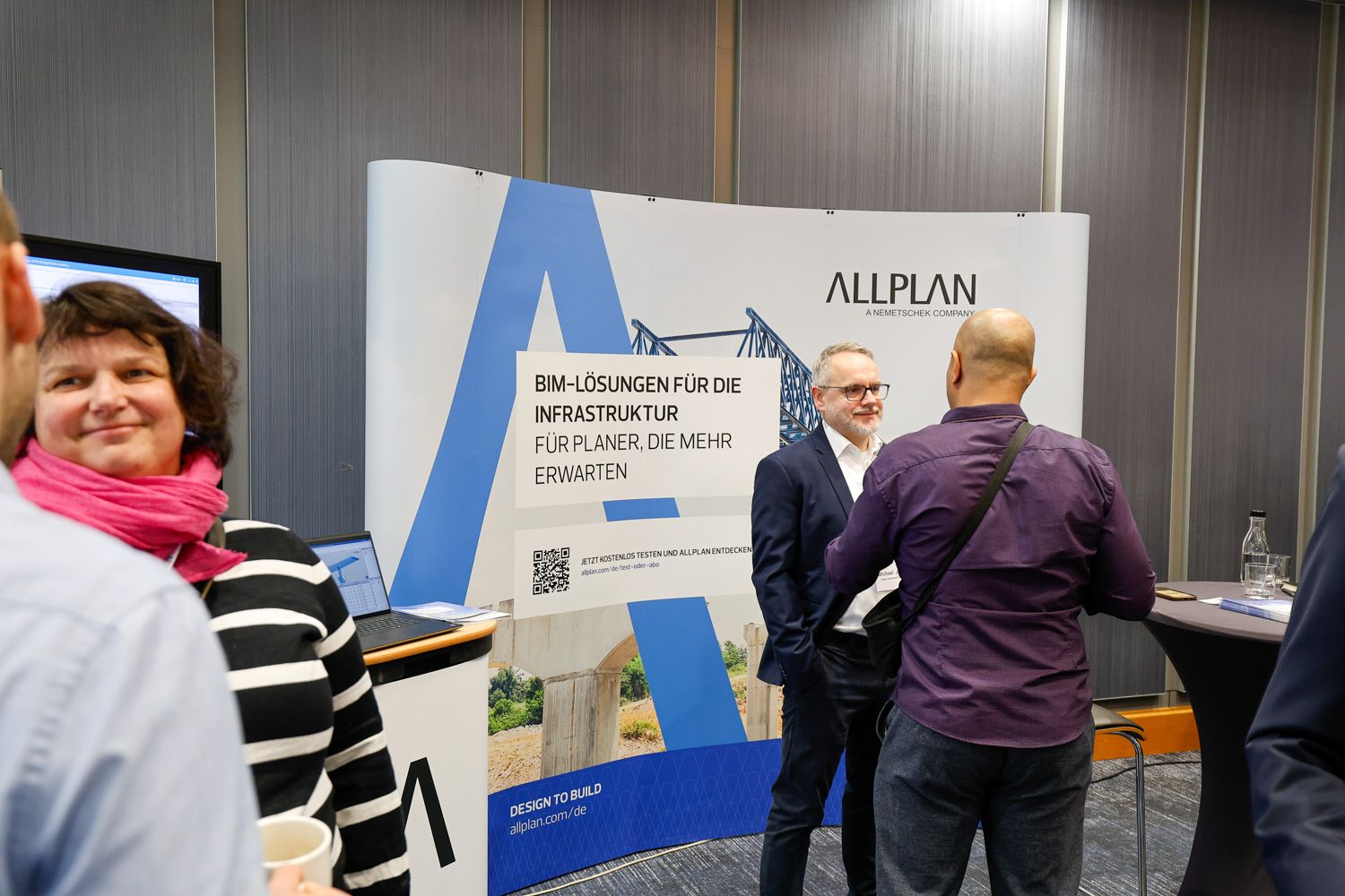 Stand von A+S Consult in der Ausstellung